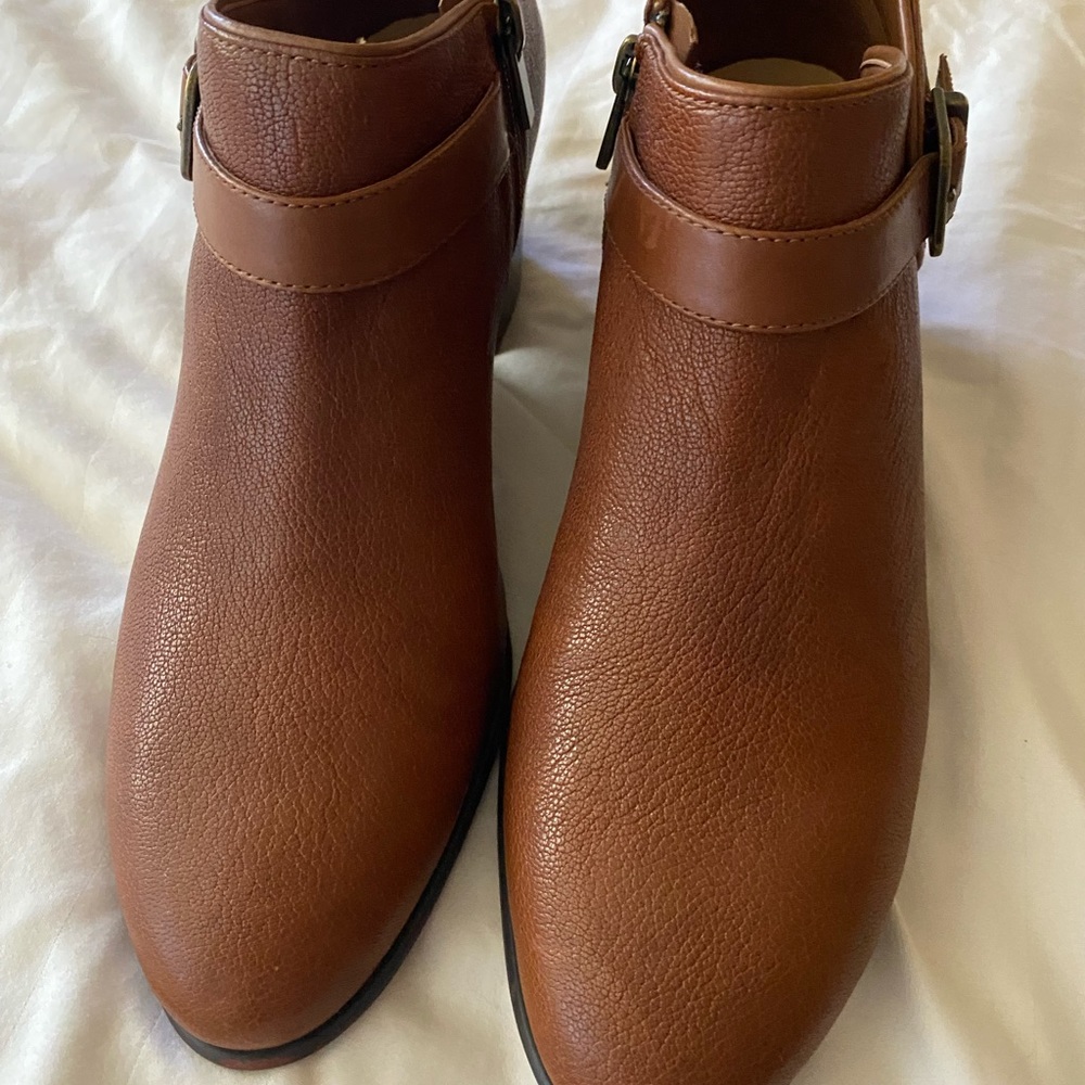 Clarks heeled ankle boots